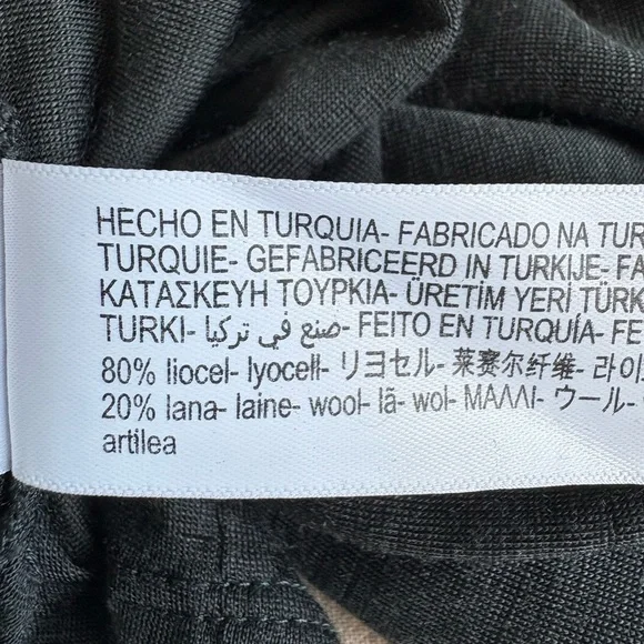 Massimo Dutti Dark Khaki Green Top | Size Medium - Picture 8 of 9